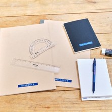 Teknocan Marketing Yapışkanlı Plastik Kabartma Şerit, 9 mm x 3 mt Rulo, Mavi Üzeri Beyaz Baskı