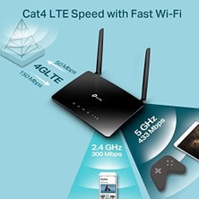 Teknocan Marketing MR200, AC750 Mbps Kablosuz Dual Band 3g/4g Lte Router, Çift Bantlı