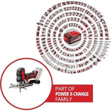 Teknocan Marketing Professional Akülü Dekupaj Testeresi Tp-Jst 18/135 Li Bl Power X- (18V, 135 mm Ahşap Kesme Derinliği, 26 mm Kaldırma Yüksekliği, Kömürsüz, T Tipi Tutamak, 3x Testere Bıçağı)