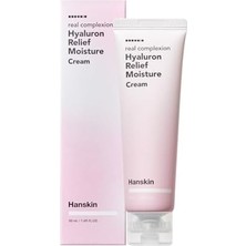 Teknocan Marketing Hanskin Hyaluron Relief Cream-Rahatlatıcı Nemlendirici Krem-Hyaluronik Asit ile Fermente Edildi 50ML