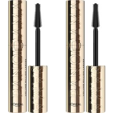 Delixa L’oré Panorama Hacim Veren Maskara Koyu Kahverengi & L’oré Panorama Hacim Veren Maskara Makyaj Seti