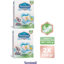 Senimil 2 Bebek Devam Sütü 250 gr (6-9 Ay) 2 Li Avantaj Paketi