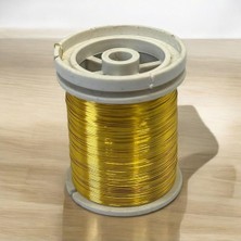 Teknocan Marketing Filografi 0.30MM(30GR-50METRE) Açık Altın Renkli Filografi Teli