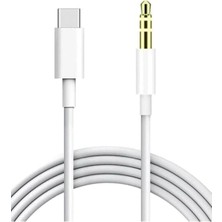 Teknocan Marketing Type-C To 3.5mm Aux Kablo, Aux Ses Kablosu, Type C To 3.mm Aux Hızlı Şarj Kablosu
