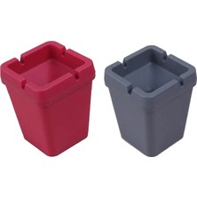 Al-Fil Teknoloji Kullan At Kokusuz Kare Ikili Set Küllük Ev/ofis/araç 10X8X8 cm