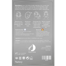 Teknocan Marketing Hyalüronik Asit + Vitamin C Nanofiber Kozmetik Yüz Maskesi