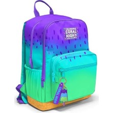 Teknocan Marketing Dört Bölmeli Mor Lila Renk Geçişli Ortaokul Çantası - Kız Çocuk