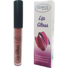 Teknocan Marketing Edwol Make Up Likit Işıldayan Parlak Nude Kahverengi Parlak Ruj