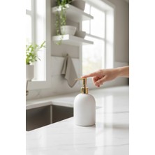 Akayev Mermer Beyaz Gold Banyo, Mutfak Sıvı Sabunluk