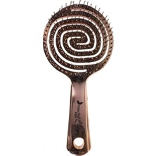 Teknocan Marketing Pro 3D Flexi Kontrol Açma Tarama Saç Fırçası Krom - 35