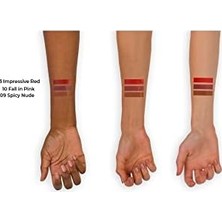 Teknocan Marketing Deep Impact Lipstick 13 Impressive Red Kremsi Dokulu Yarı Parlak Ruj, Kırmızı