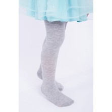 Al-Fil Teknoloji Kız Çocuk Pamuklu Külotlu Çorap Renk Gri