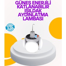 Al-Fil Teknoloji Solar Enerjili Katlanabilir LED Kamp ve Bahçe Lambası