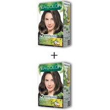 Al-Fil Teknoloji 2x2 Tüp Krem Saç Boyası Seti Kumral No:7.0