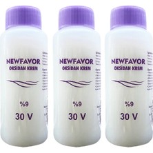 Al-Fil Teknoloji 3 Adet Oksidan Krem Saç Boya Sıvısı 9'luk 30 Volüme 60 ml