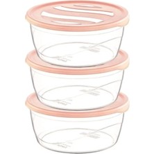 Al-Fil Teknoloji Çankaya 3'lü Karizma Yuvarlak Saklama Kabı ÇNK-2149