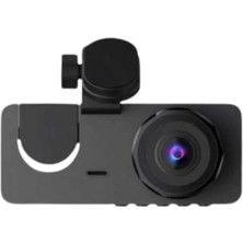 Al-Fil Teknoloji 1080P Ön + 720P Arka & Iç Kamera – Suya Dayanıklı Araç Güvenlik Kamerası