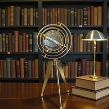 Sleep Nova Vintage Armillary Küre – Çalışma Odası ve Kütüphane Dekoru
