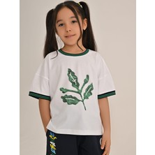 Fenerbahçe Çocuk Trend Yeşil Palamutlu Tshırt