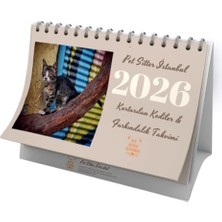 Pet Sitter Istanbul 2026 Takvim, Kurtarılan Kediler ve Farkındalık Günleri, Evcil Hayvan Tatilleri Temalı Masa Takvimi