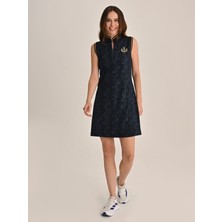 Fenerbahçe Kadın Trend Palamut Pattern Elbise