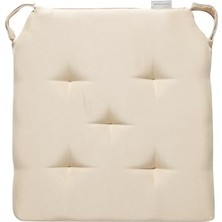 Lea Sandalye Minderi Bej 40 x 40 x 4 cm