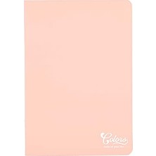 Colors A5 60 Yaprak Çizgili Defter, Somon