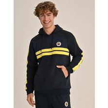 Fenerbahçe Erkek Trıbun Sweat Sarı Lacivert XS Beden Rahat Kumaş ve Şık Tasarım