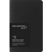 Moleskine Smart Cahier Not Defteri 2'li Set Cep Boy Siyah