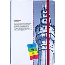Scrikss Istanbul Kuleler Notelook Çizgili Defter A6