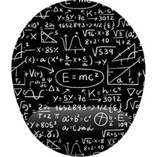 E=mc2 ve Formül Bilek Destekli Mouse Pad