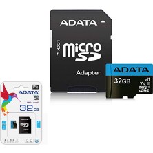 Flamex Adata 32GB Premıer Mıcrosdxc Uhs-I CLASS10 V10 AUSDH32GUICL10A1-RA1