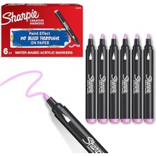 Sharpıe Akrilik Markör, Yuvarlak Uç, Açık Pembe