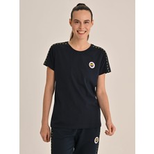Fenerbahçe Kadın Trıbun Basıc Tshırt TK010BGY01 Siyah Renkli Model ile Rahat Kullanım