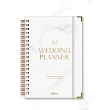Le Color Düğün Planlayıcısı Altın Köşeli Ajanda Luxury Wedding Planner