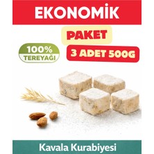 Arslanzade 3 Adet %100 Tereyağlı Kavala Kurabiyesi Avantaj Paketi