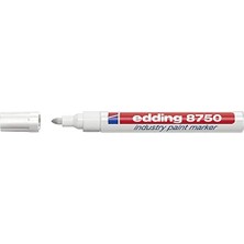 Edding 8750 Endüstriyel Boya Kalemi - Beyaz - 1 Kalem - Kurşun Ucu 2-4 mm