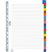 Karton Ayrac Klasik 20 Renkli A4