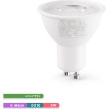 Ack LED GU10 Ampul 7W 6500K Beyaz Işık 650 Lümen Spot Ampul