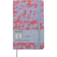 Moleskine Custom Edition Notebook, Hard Cover, Ruled, Large (5" x 8.25"), Soft Lavendar/red, 240 Pages
