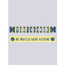 Fenerbahçe Unısex Ne Mutlu Seni Sevene Şal