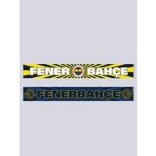 Unısex Sarı Lacivert Fenerbahçe Şal