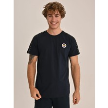 Fenerbahçe Erkek Tribün Basic Tshirt L Beden Siyah Renk Modern Tasarım