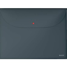 Cosy Çıtçıtlı, 2 Cepli Gizlilik Dosyası, A4, Gri