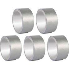 5 Adet Gri Tamir Bandı 48 mm x 10 Metre Çok Amaçlı Duct Tape Takviye Bantları
