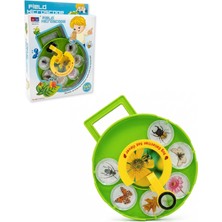 Temel 6 Hazneli Böcek Koleksiyonu ve Inceleme Seti, Döner Tablalı Çocuk Gözlem Mikroskobu