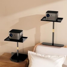 Tepsili Ayarlanabilir Projeksiyon Standı, 24 cm - 40 cm Yükseklik Uzatma, Çoğu Projektör, Telefon ve Kamera ile Uyumlu, Taşınabilir Tasarım, Yüksek Mukavemetli Alaşımlı Çelik | TY10