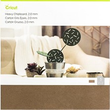 Cricut PC2004854 2004854 ve Karton x 30,5 cm Parıltılı Kağıt Örnekleyici – Classique, Multicolour, Tek Boy
