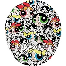 Powerpuff Desenli Bilek Destekli Mouse Pad