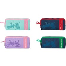 Faber-Castell Line Kalem Çantası Çift Gözlü, Renk Rastgele Gönderilecektir, 1 Adet